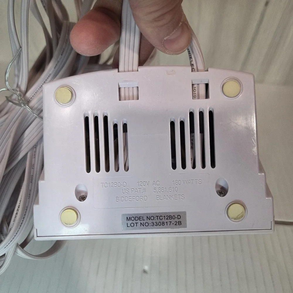BIDDEFORD TC12B0-D Electric/Heated Blanket Controller Sealy, Cannon,